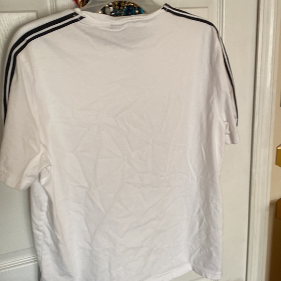 White w black stripes on the shoulders, large Michael Kors, men’s short sleeve - Picture 5 of 5